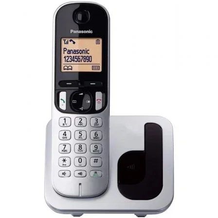 Panasonic KX-TGC210SP Teléfono Inalámbrico Plata Panasonic KX-TGC210SP Teléfono Inalámbrico Plata